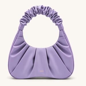 NWT JW PEI Gabbi Lilac Purple Ruched Vegan Leather Vintage Hobo Handbag